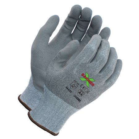 XBARRIER A4 Cut Resistant, Textreme Knit, Luxfoam Coated Glove, L CA4588L3